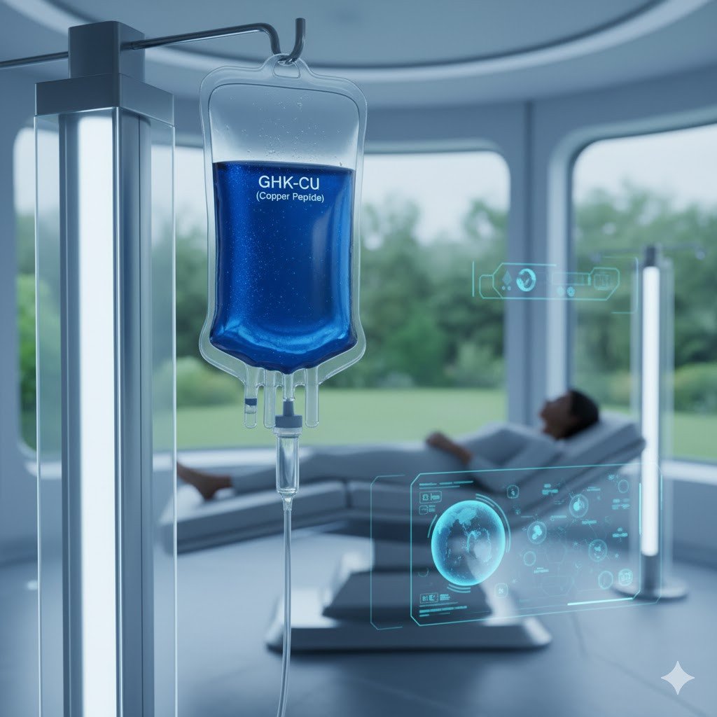 GHK-Cu (Copper Peptide) IV Drip Therapy at Home